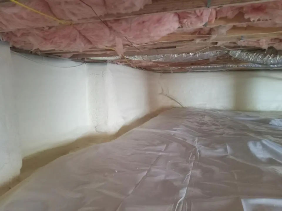 Crawl space encapsulation with closed-cell spray foam for Spray Foam Roofing Repair in South Lake Tahoe